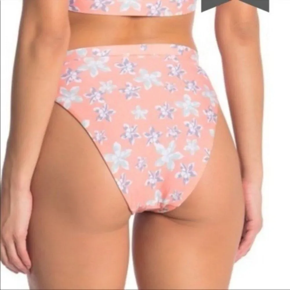 Becca High‎ Waist Floral Bikini Bottoms